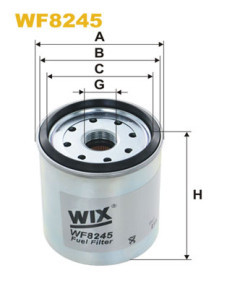 WF8245 Palivový filtr WIX FILTERS