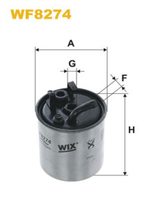 WF8274 WIX FILTERS palivový filter WF8274 WIX FILTERS