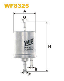 WF8325 WIX FILTERS palivový filter WF8325 WIX FILTERS