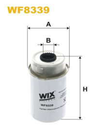 WF8339 WIX FILTERS palivový filter WF8339 WIX FILTERS