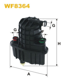 WF8364 WIX FILTERS palivový filter WF8364 WIX FILTERS