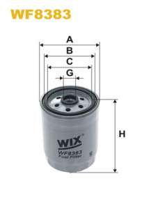 WF8383 WIX FILTERS palivový filter WF8383 WIX FILTERS