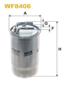 WF8406 Palivový filtr WIX FILTERS