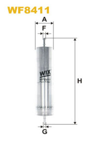 WF8411 Palivový filtr WIX FILTERS