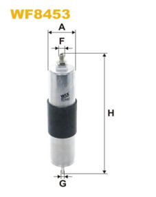 WF8453 Palivový filtr WIX FILTERS