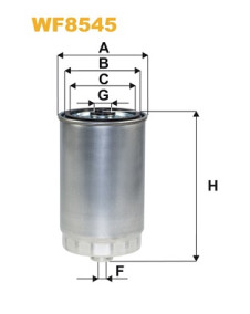 WF8545 WIX FILTERS palivový filter WF8545 WIX FILTERS