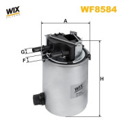 WF8584 WIX FILTERS palivový filter WF8584 WIX FILTERS