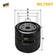 WL7067 Filtr, pracovní hydraulika WIX FILTERS