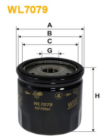 WL7079 Olejový filtr WIX FILTERS