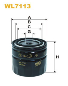 WL7113 Olejový filtr WIX FILTERS