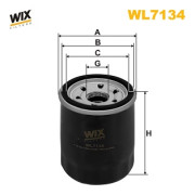 WL7134 WIX FILTERS olejový filter WL7134 WIX FILTERS