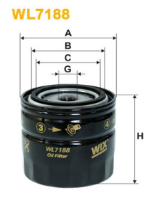 WL7188 Olejový filtr WIX FILTERS