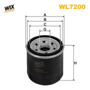 WL7200 Olejový filtr WIX FILTERS