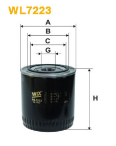 WL7223 WIX FILTERS olejový filter WL7223 WIX FILTERS