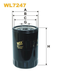 WL7247 Olejový filtr WIX FILTERS