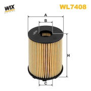 WL7408 Olejový filtr WIX FILTERS