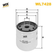 WL7428 WIX FILTERS olejový filter WL7428 WIX FILTERS