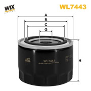 WL7443 Olejový filtr WIX FILTERS