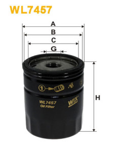 WL7457 Olejový filtr WIX FILTERS