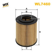 WL7460 Olejový filtr WIX FILTERS
