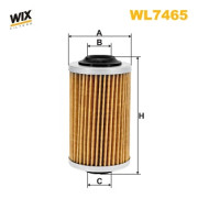 WL7465 WIX FILTERS olejový filter WL7465 WIX FILTERS