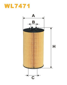 WL7471 WIX FILTERS olejový filter WL7471 WIX FILTERS