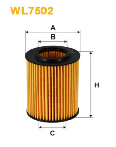 WL7502 WIX FILTERS olejový filter WL7502 WIX FILTERS