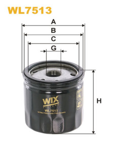 WL7513 Olejový filtr WIX FILTERS