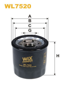 WL7520 Olejový filtr WIX FILTERS