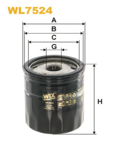 WL7524 WIX FILTERS olejový filter WL7524 WIX FILTERS
