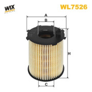 WL7526 WIX FILTERS olejový filter WL7526 WIX FILTERS