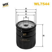 WL7544 Olejový filtr WIX FILTERS