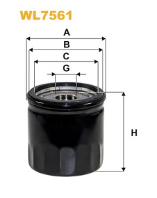 WL7561 WIX FILTERS olejový filter WL7561 WIX FILTERS