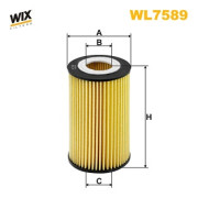 WL7589 WIX FILTERS olejový filter WL7589 WIX FILTERS