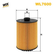 WL7600 WIX FILTERS olejový filter WL7600 WIX FILTERS
