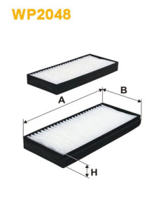 WP2048 WIX FILTERS filter vnútorného priestoru WP2048 WIX FILTERS