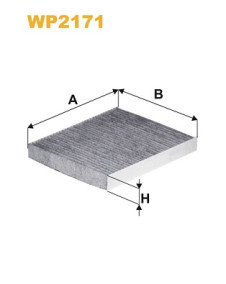 WP2171 Filtr, vzduch v interiéru WIX FILTERS