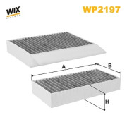WP2197 Filtr, vzduch v interiéru WIX FILTERS