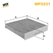 WP2231 Filtr, vzduch v interiéru WIX FILTERS
