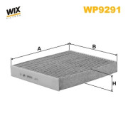 WP9291 Filtr, vzduch v interiéru WIX FILTERS
