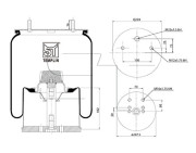 04.060.6106.370 Mech, pneumaticke odpruzeni ST-TEMPLIN