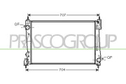 AA210R002 Chladič, chlazení motoru PrascoSelection PRASCO