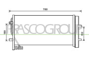 AD810C001 Kondenzátor, klimatizace PrascoSelection PRASCO