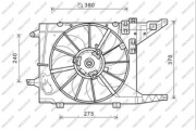 DA220F002 Větrák, chlazení motoru PrascoSelection PRASCO