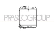 DS005R004 Chladič, chlazení motoru PrascoSelection PRASCO