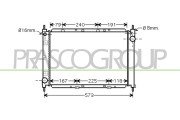 DS011R011 Chladič, chlazení motoru PrascoSelection PRASCO
