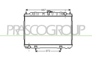 DS830R004 Chladič, chlazení motoru PrascoSelection PRASCO