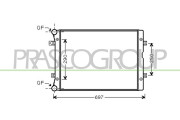 FD078R004 Chladič, chlazení motoru PrascoSelection PRASCO