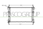 FD910R001 Chladič, chlazení motoru PrascoSelection PRASCO
