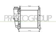 FT127R001 Chladič, chlazení motoru PrascoSelection PRASCO